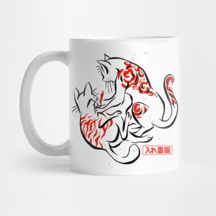 Japanese Tattoo Cats Mug